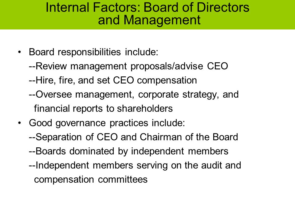 The role of the board, chairman and non-executive directors – the UK Corporate Governance Code